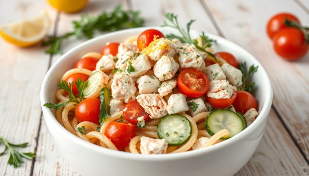 crab pasta salad​