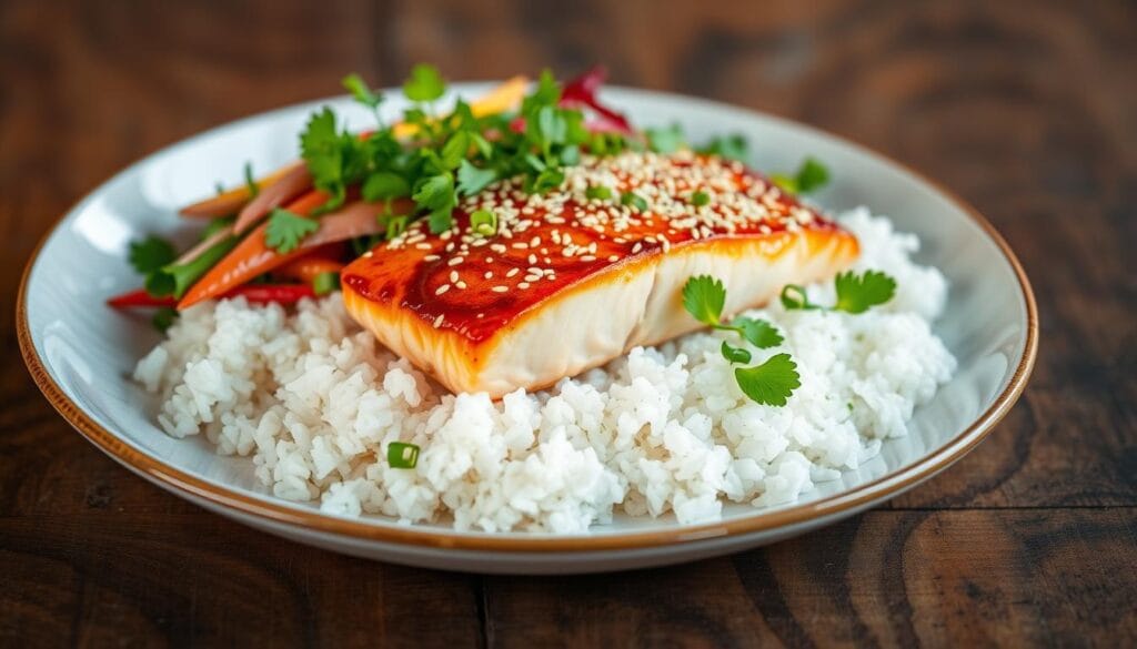 salmon rice recipe