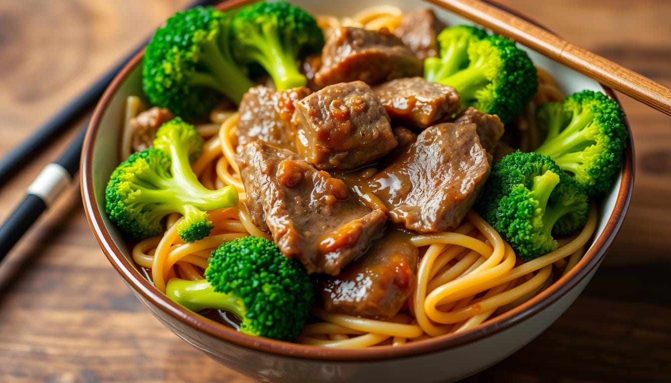 Beef and Broccoli Lo Mein