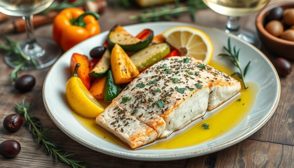 Mediterranean salmon recipe