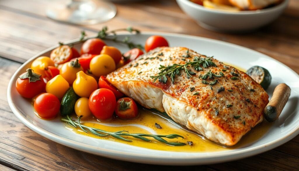 Mediterranean salmon recipe