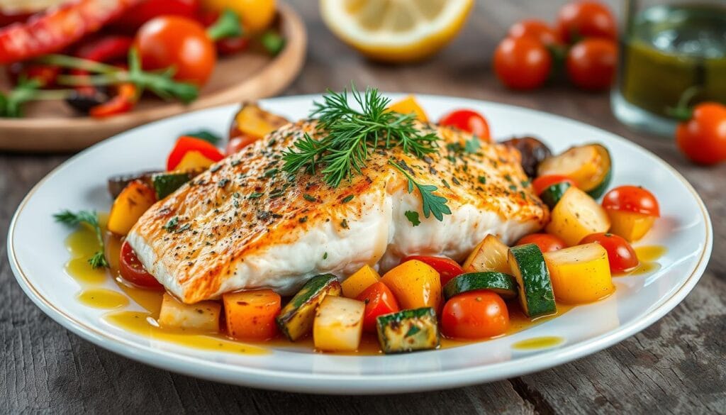 Mediterranean seasoned salmon