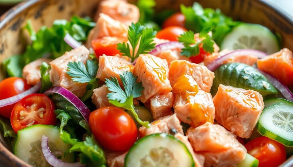 canned salmon salad recipe