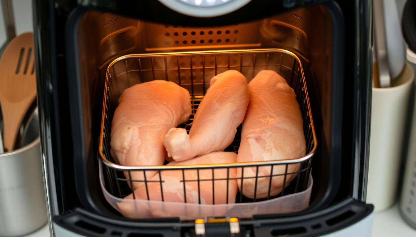 frozen chicken breast in the air fryer​