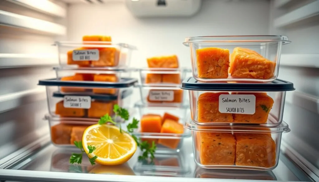 salmon snacks storage