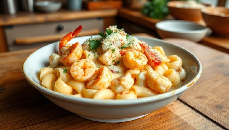 seafood mac and cheese