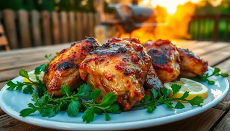 smoked chicken thighs