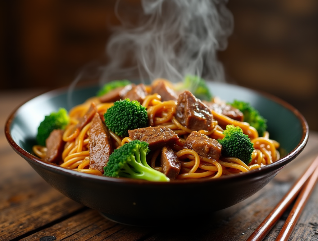 Beef and Broccoli Lo Mein