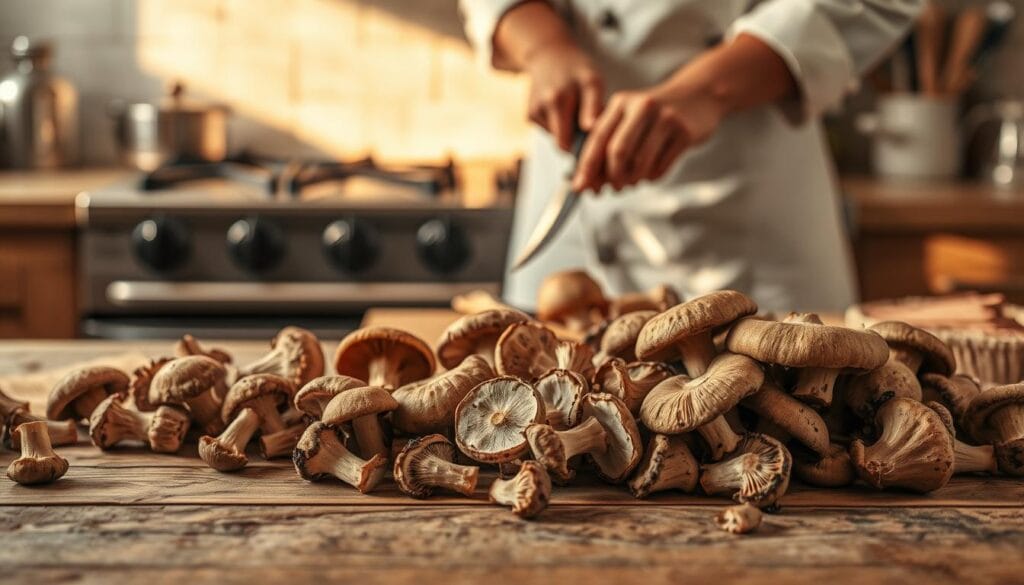 cooking with wild mushrooms