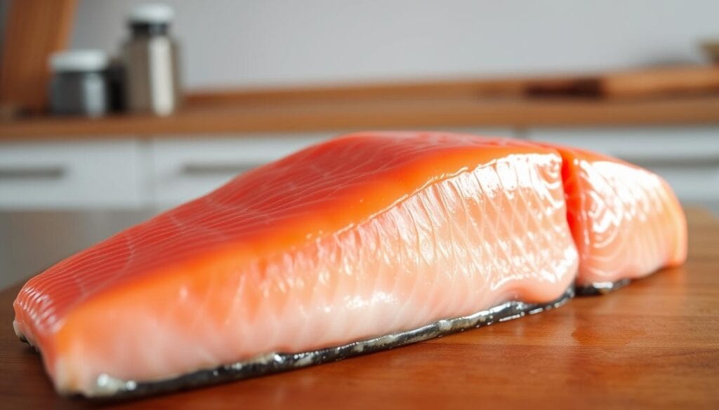 fresh coho salmon