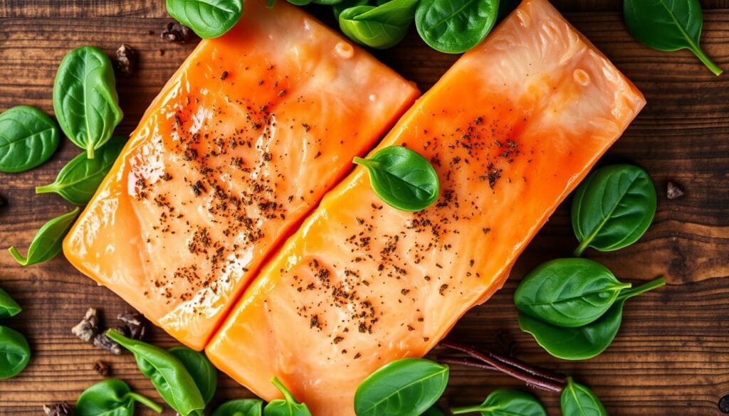 simple salmon spinach recipe